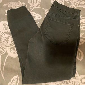 NWT~Lucky Brand Ava Mid Rise Crop~Green~Sz 4/27